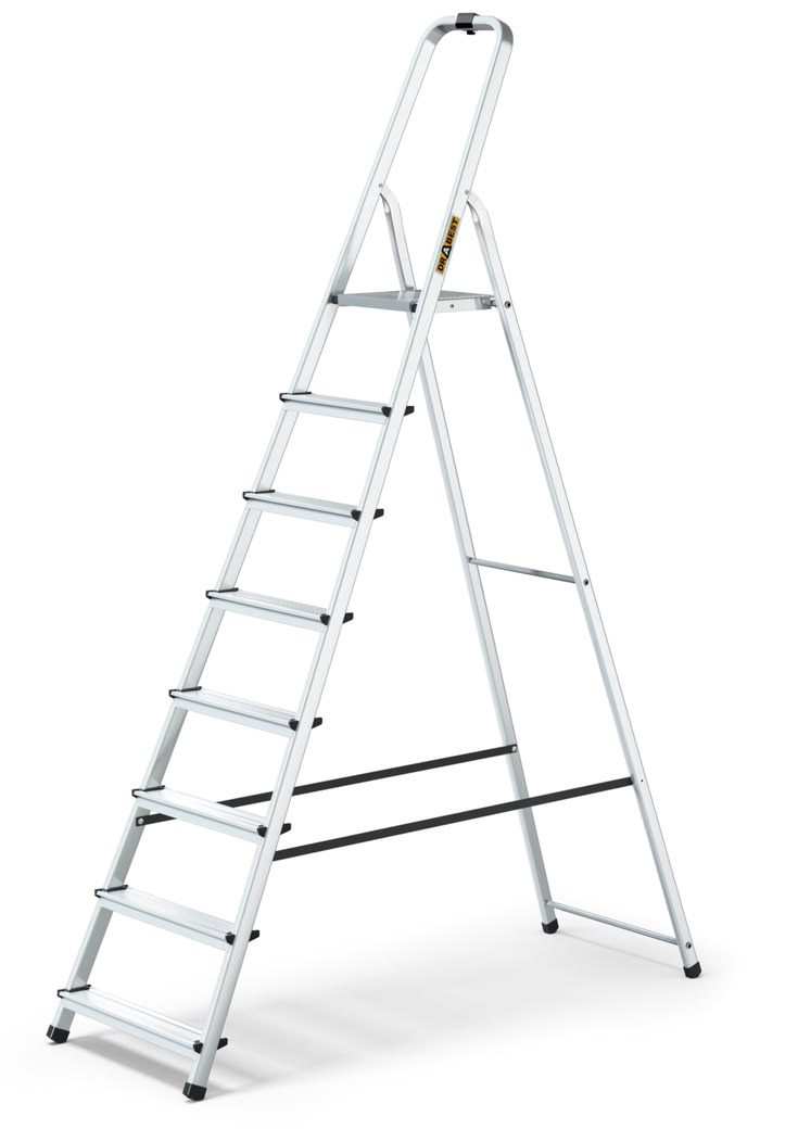 Aluminum Upstrong Ladder 8 Steps